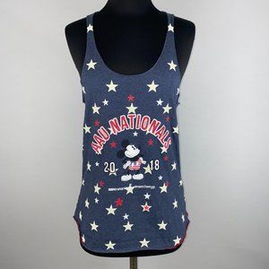 Disney Parks Juniors L Volleyball AAU Nationals 2018 Mickey Mouse Stars Tank Top